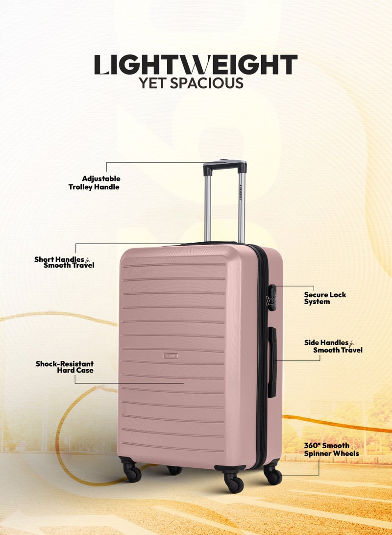 ستارجولد مجموعة حقائب سفر مكونة من 3 قطع من حقائب أمتعة السفر ذات الجانب الصلب من مادة ABS - Image 2